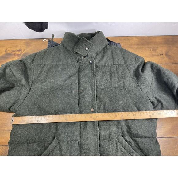 valstar bergdorf goodman COAT Packable Hooded Lambswool Jacket Sz XL - Picture 5 of 12